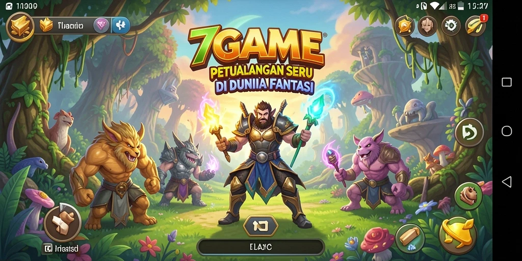 Tampilan gameplay 7GAME dengan aksi petualangan seru.