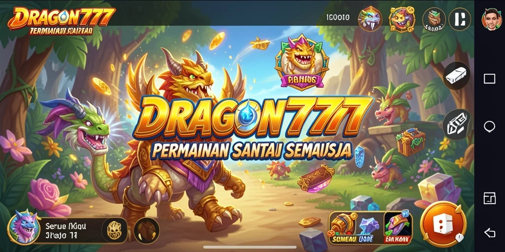 Tangkapan layar gameplay DRAGON777 yang menggambarkan keseruan bermain.