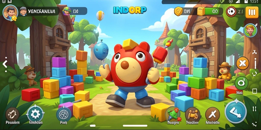 Gameplay puzzle yang menantang dan mengasyikkan di INDORP.