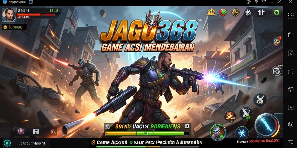 Tampilan gameplay JAGO368 yang penuh aksi dan ketegangan.