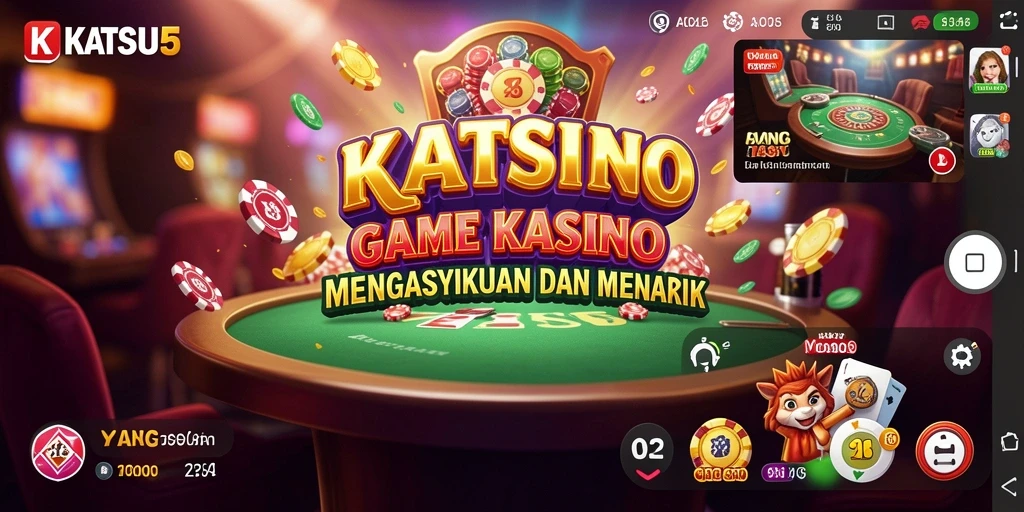 Tampilan permainan KATSU5 yang menarik dengan grafis yang memukau.