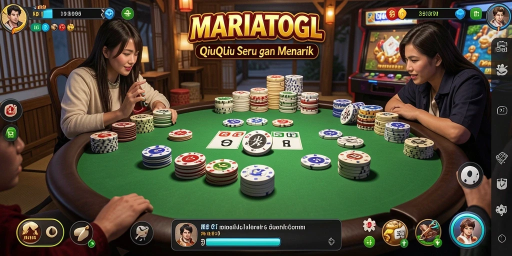 Tampilan gameplay QiuQiu yang seru dan mengasyikkan.