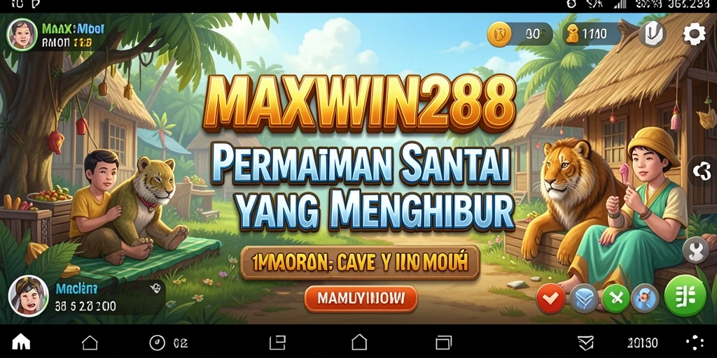 Screenshot gameplay <strong>MAXWIN288</strong> yang menarik dan menghibur.
