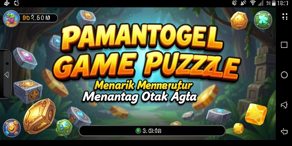 Screenshot utama PAMANTOGEL menampilkan gameplay seru dan menantang.