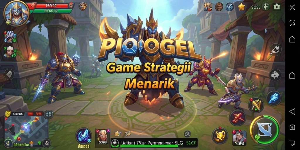 Tangkapan layar gameplay PIONTOGEL menunjukkan aksi pertempuran yang seru.