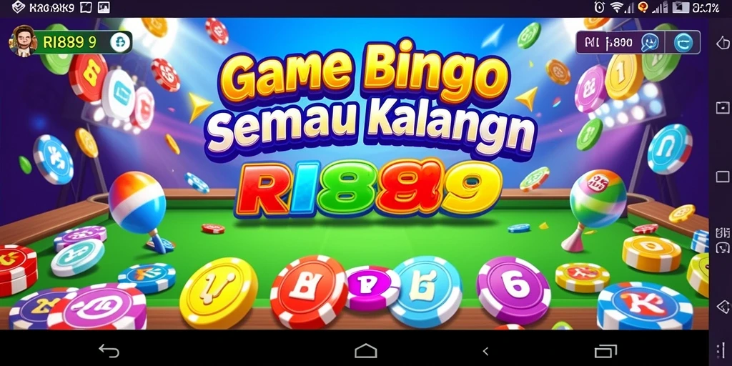 Screenshot gameplay RI889 yang menunjukkan keseruan bermain Bingo.