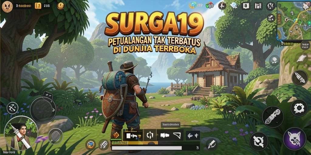 Gameplay SURGA19 menampilkan dunia terbuka yang indah dan menantang.