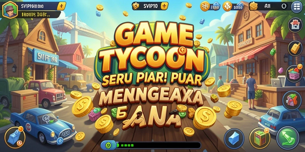 Tampilan gameplay SVIP10 dengan elemen Tycoon yang mendalam.
