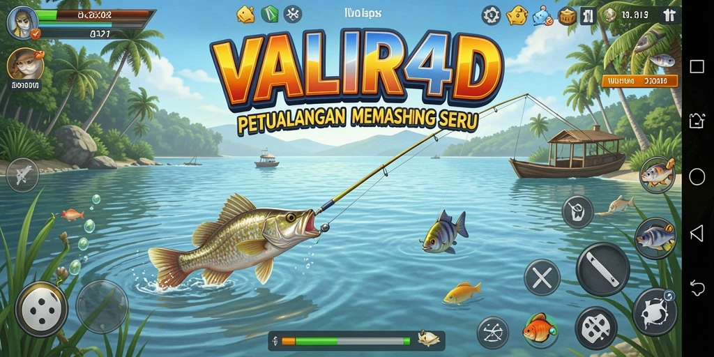 Tangkapan ikan besar di <strong>VALIR4D</strong> dengan grafis yang memukau.